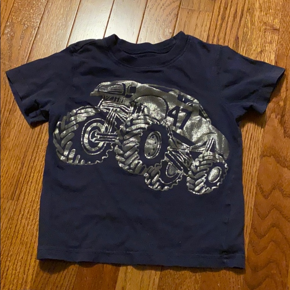 Monster truck shirt boys